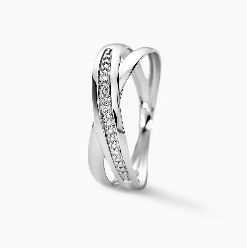 Bague Or Blanc Diamants