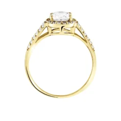 Bague Or Jaune Arjun Oxydes De Zirconium