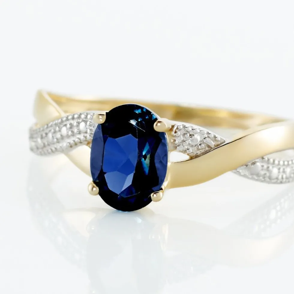 Bague Or Jaune Candice Topaze