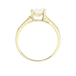 Bague Or Jaune Carolina Oxyde De Zirconium