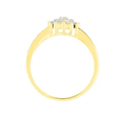Bague Or Jaune Chou Diamants