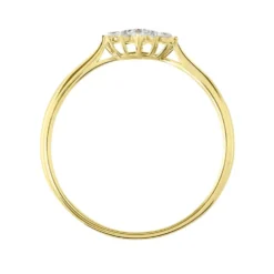 Bague Or Jaune Kailyn Oxyde De Zirconium