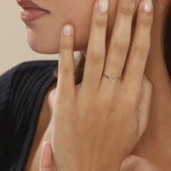 Bague Or Jaune Kaitlynn Diamant