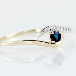 Bague Or Jaune Karmele Saphir