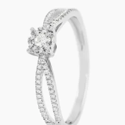 Bague Orphee Or Blanc Diamant