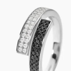 Bague Ouarida Argent Blanc Oxyde De Zirconium
