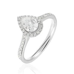Bague Pascalyne Argent Blanc Oxyde De Zirconium