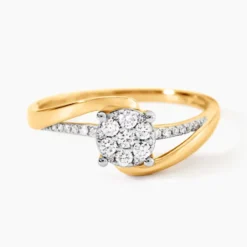 Bague Petunia Or Jaune Diamant