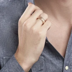 Bague Plaqué Or Jaune Jake