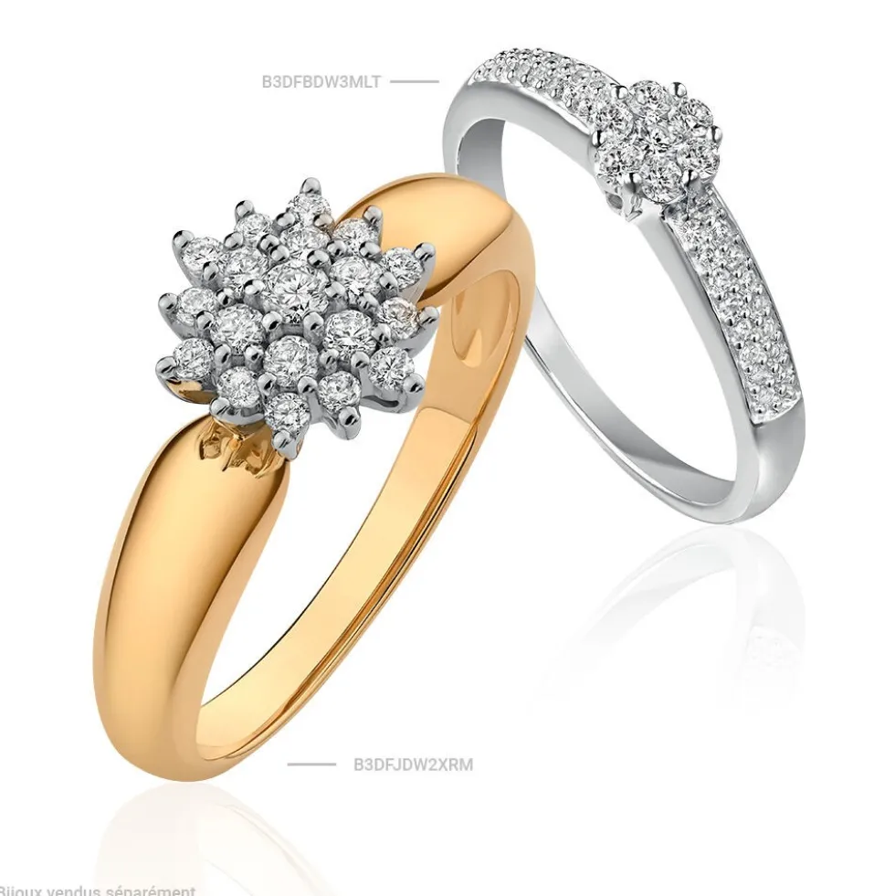 Bague Praya Or Blanc Diamant