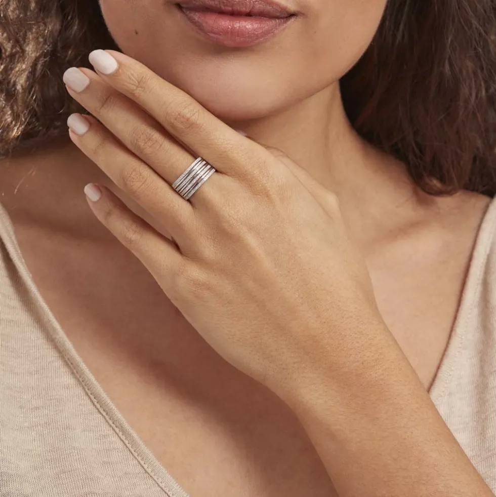 Bague Rayanna Or Blanc Diamant
