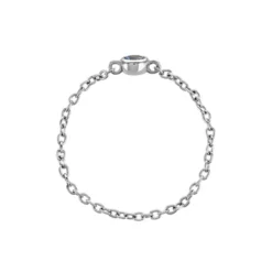 Bague Rio Argent Blanc Oxyde De Zirconium