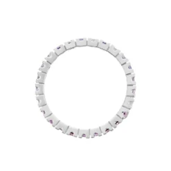 Bague Rio Argent Blanc Oxyde De Zirconium