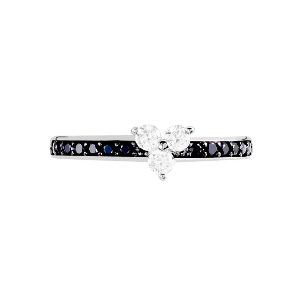 Bague Robinson Argent Oxydes De Zirconium