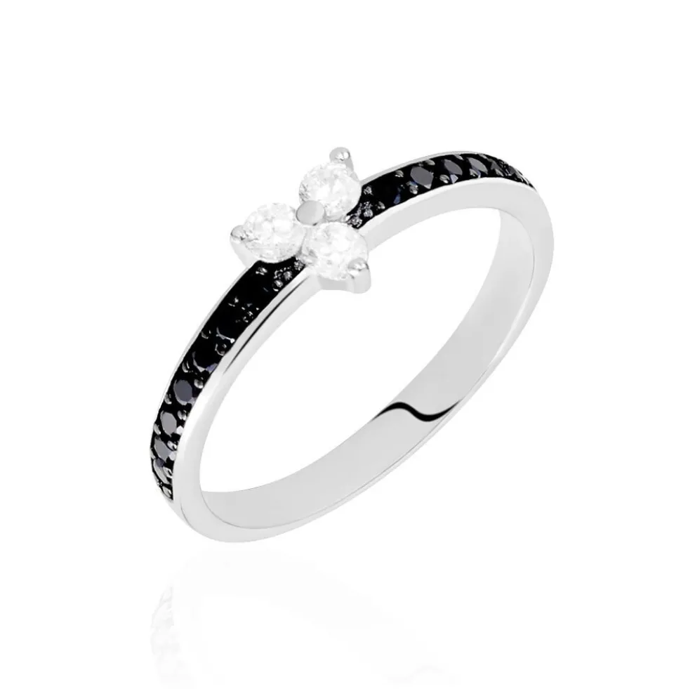 Bague Robinson Argent Oxydes De Zirconium