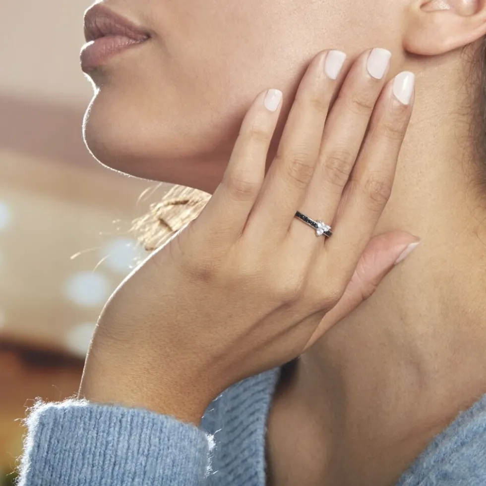 Bague Robinson Argent Oxydes De Zirconium