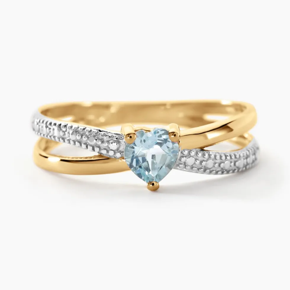 Bague Rory Or Jaune Topaze