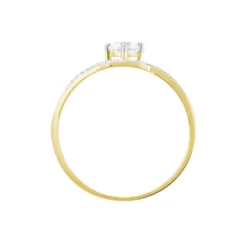 Bague Rozena Or Jaune Oxyde De Zirconium