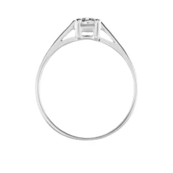 Bague Sandrine Or Blanc Diamant