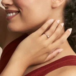Bague Sandrine Or Blanc Diamant