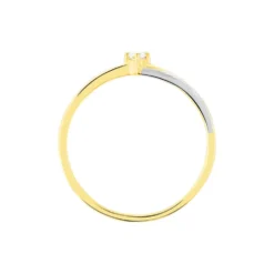 Bague Selene Or Bicolore Diamant