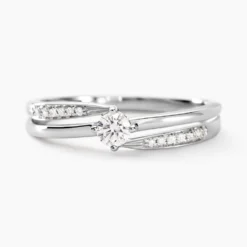Bague Selene Or Blanc Diamant