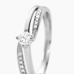 Bague Selene Or Blanc Diamant