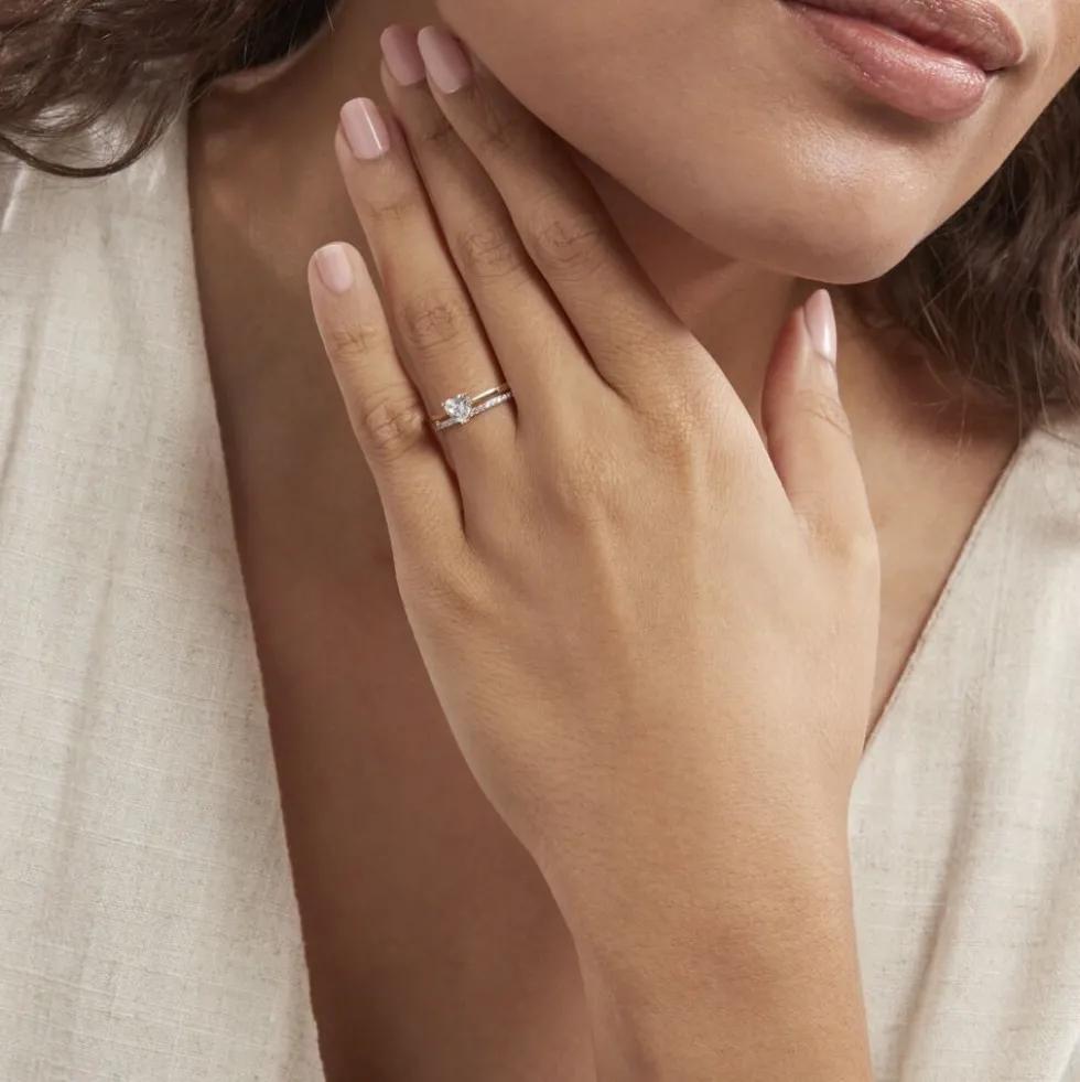 Bague Serafine Or Jaune Oxyde De Zirconium