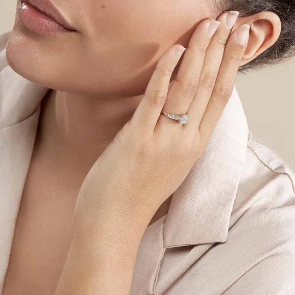 Bague Serena Or Blanc Diamant