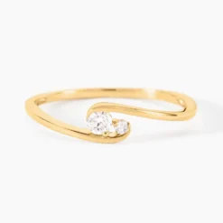 Bague Serenya Or Jaune Diamant Synthétique