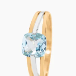 Bague Sidoine Or Bicolore Topaze