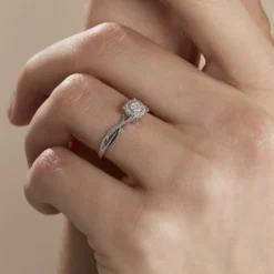 Bague Sigolania Or Blanc Diamant