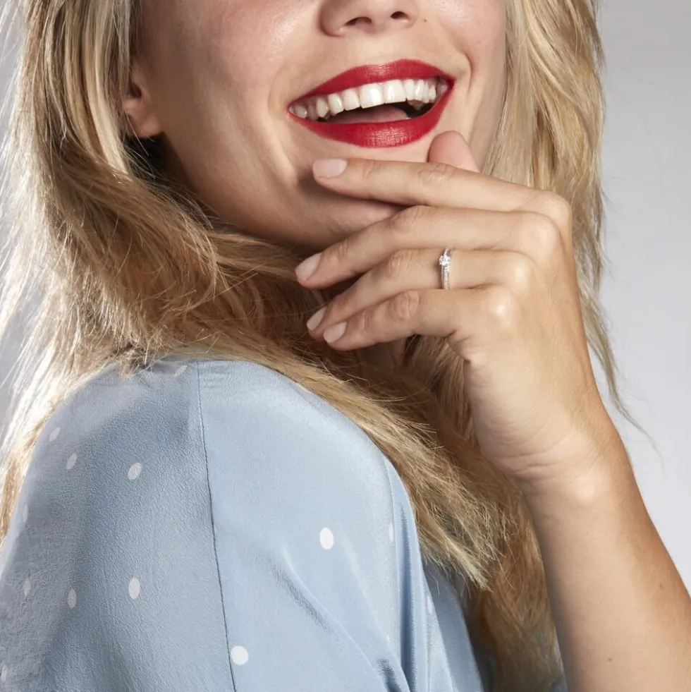 Bague Solitaire Alexandra Or Blanc Diamant
