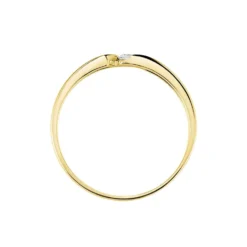 Bague Solitaire Anilie Or Jaune Diamant