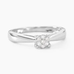 Bague Solitaire Artemis Or Blanc Diamant