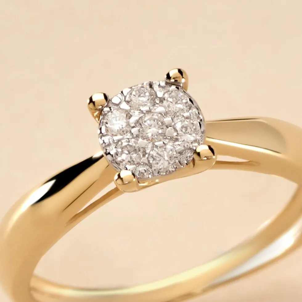 Bague Solitaire Artemis Or Jaune Diamant