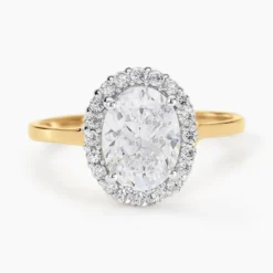 Bague Solitaire Cillie Or Jaune Oxyde De Zirconium