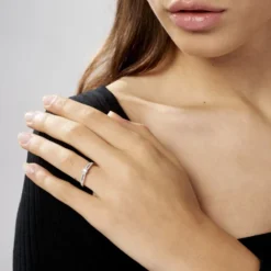 Bague Solitaire Katalina Or Blanc Diamant