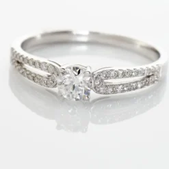 Bague Solitaire Katalina Or Blanc Diamant
