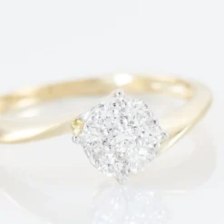 Bague Solitaire Lysia Or Jaune Diamant