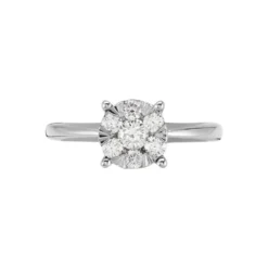 Bague Solitaire Or Blanc Dream Diamants