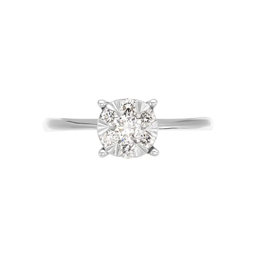 Bague Solitaire Or Blanc Dream Diamants