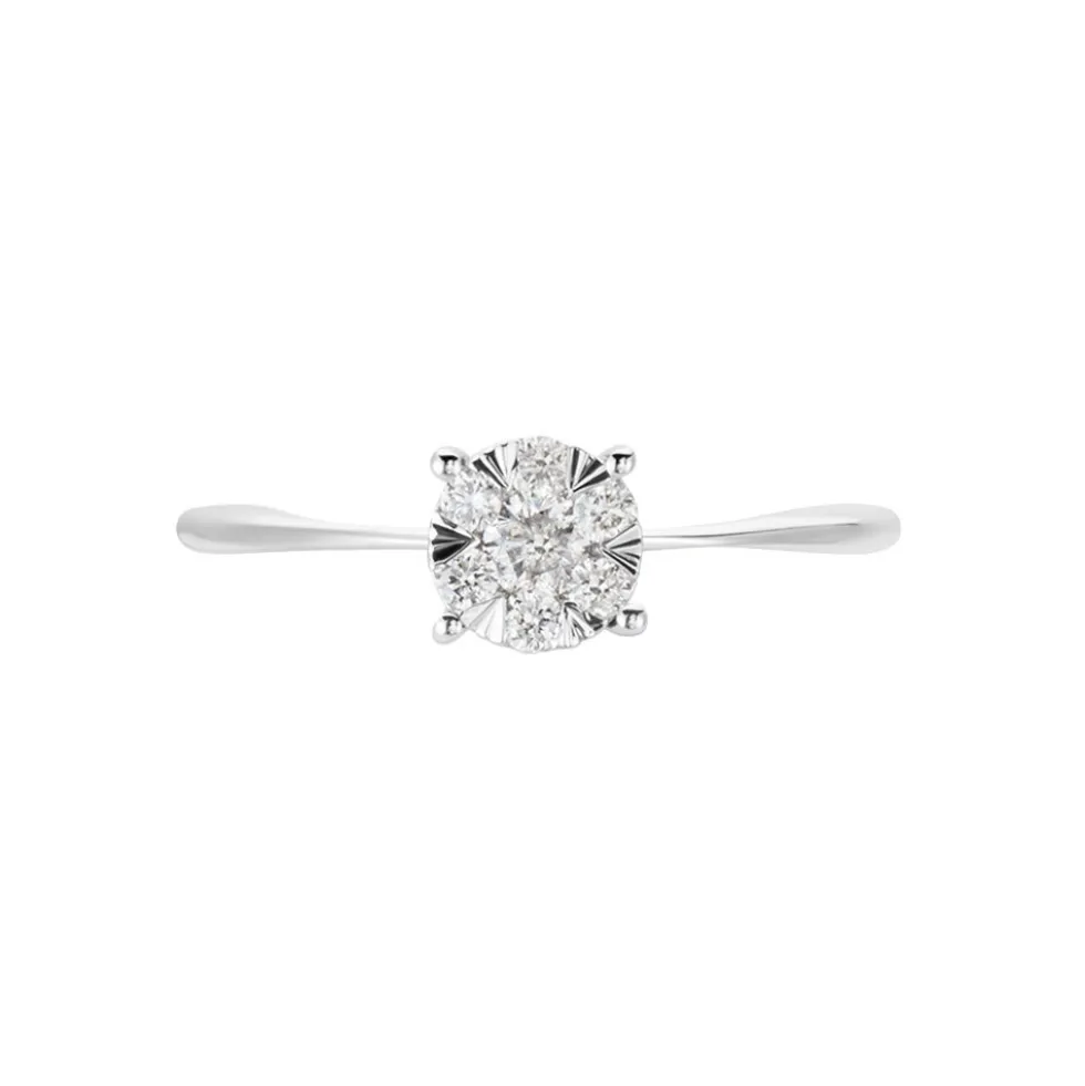 Bague Solitaire Or Blanc Dream Diamants