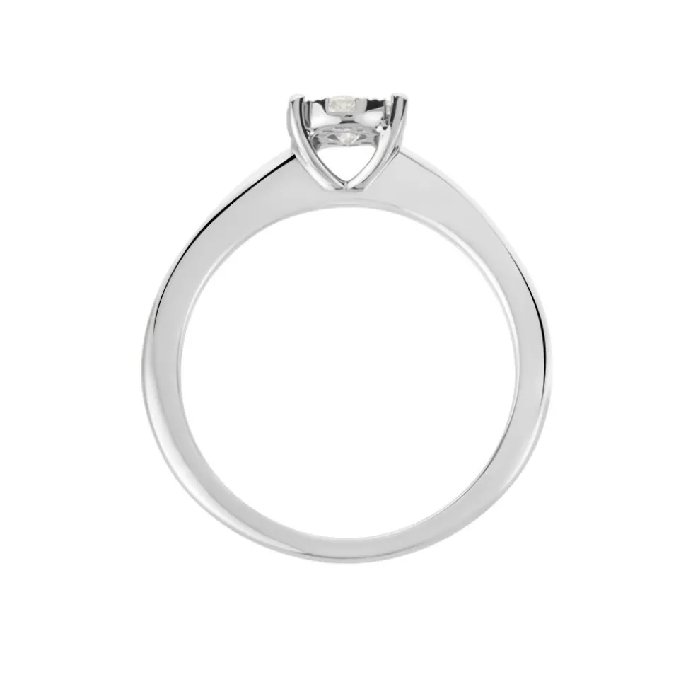 Bague Solitaire Or Blanc Dream Diamants
