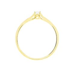 Bague Solitaire Solenia Or Jaune Diamant