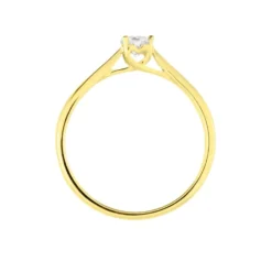 Bague Solitaire Vicoeuria Or Jaune Diamant