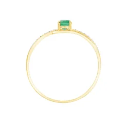 Bague Tanissia Or Jaune Emeraude