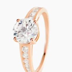 Bague Tatjana Or Rose Oxyde De Zirconium
