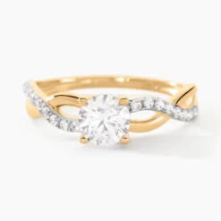 Bague Tilla Or Jaune Oxyde De Zirconium