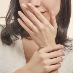 Bague Valeriana Or Jaune Oxyde De Zirconium